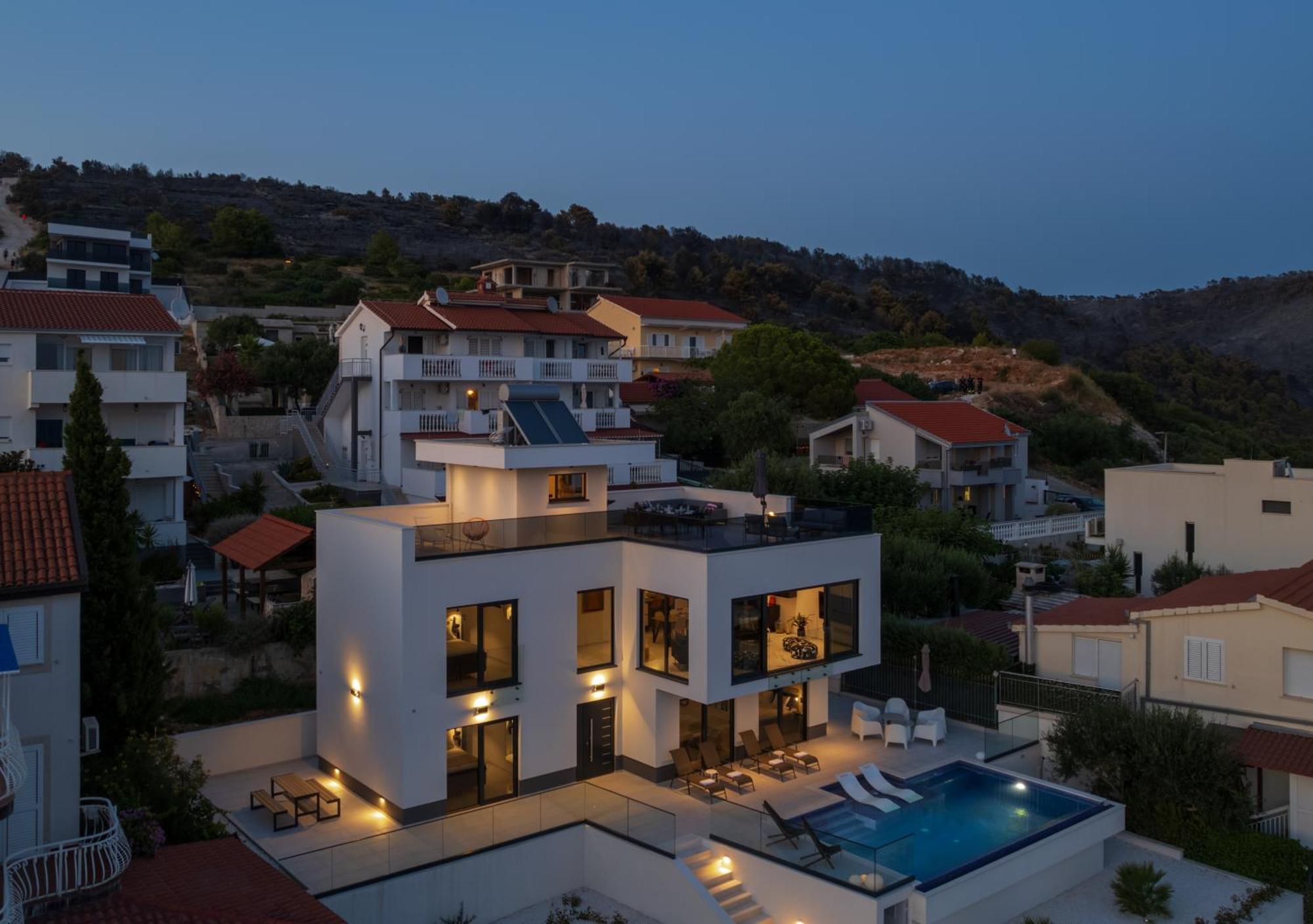 Villa Julian With A Heated Pool Trogir Exterior photo